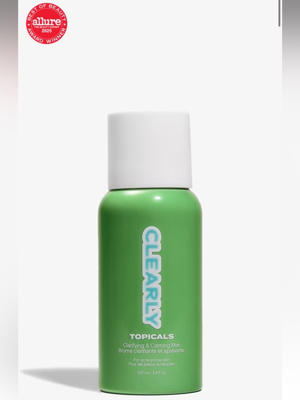 NWT Topicals Clearly Clarifying + Calming Acne Mist- 3.4 fl oz.